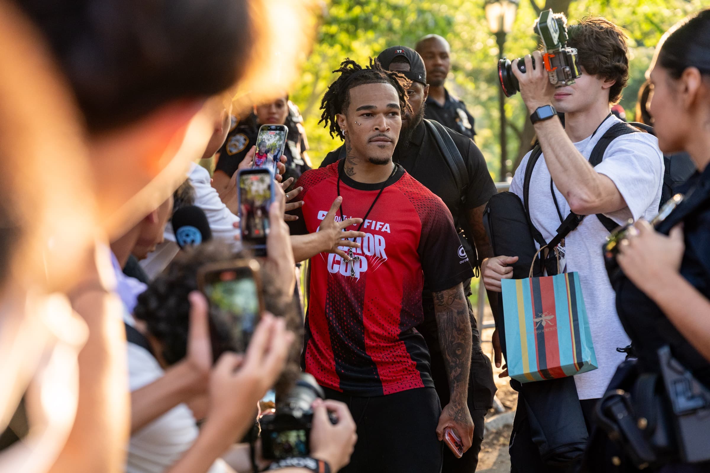 YouTube × FIFA Creator Cup, Central Park · frame 10
