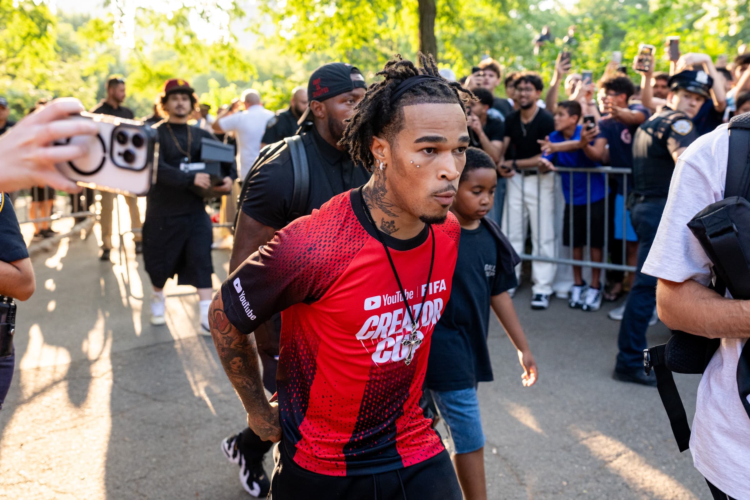 YouTube × FIFA Creator Cup, Central Park · frame 11