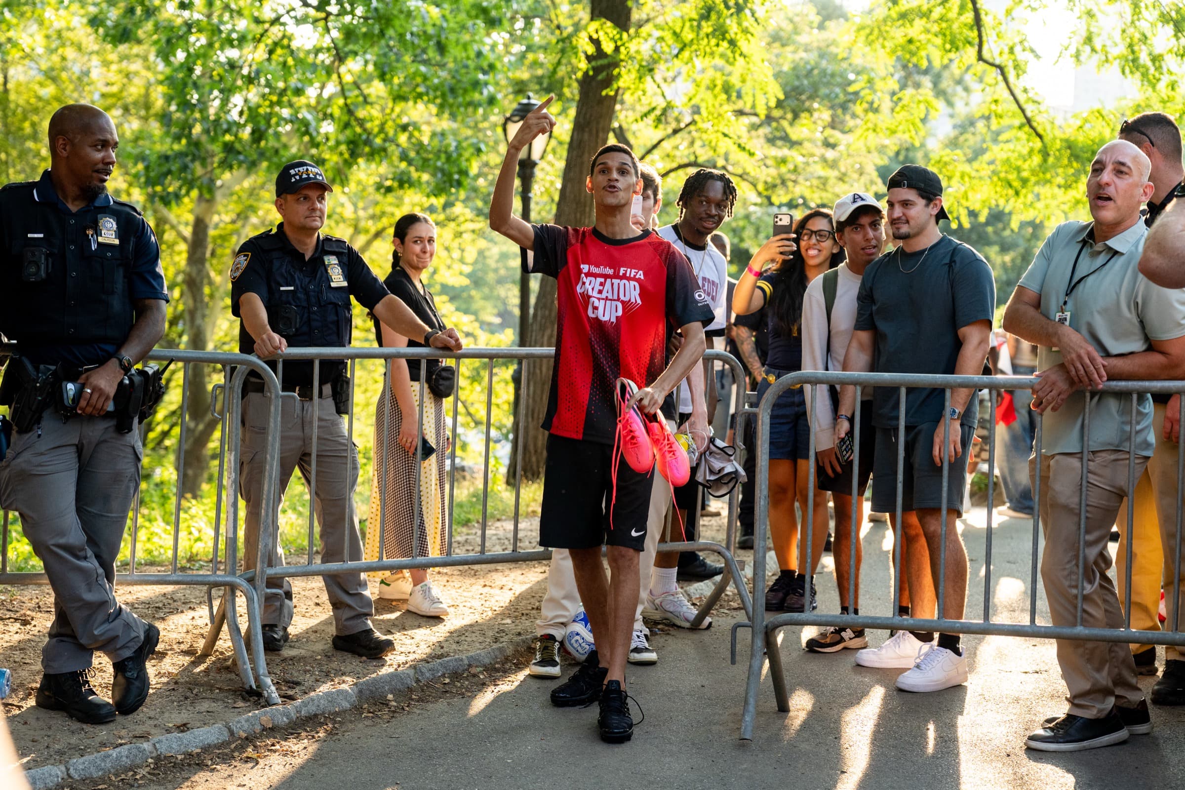YouTube × FIFA Creator Cup, Central Park · frame 14