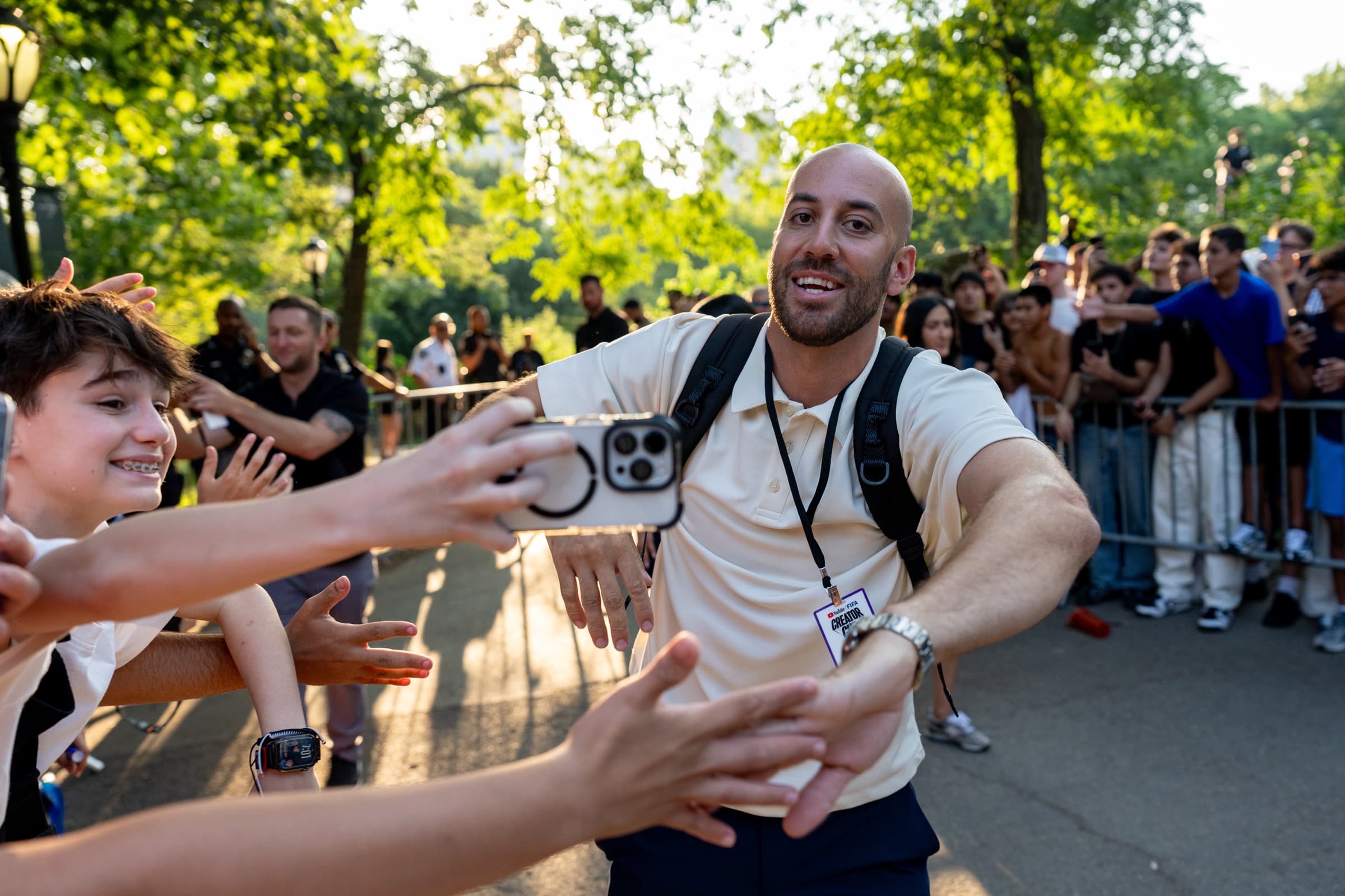 YouTube × FIFA Creator Cup, Central Park · frame 23